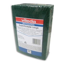 Vileda Professional S2 Super Scourer Green Hand Pads - Case of 50 Vileda Professional S2 Super Scourer Green Hand Pads - Case of 50