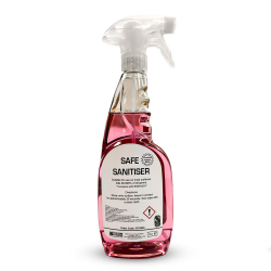 Safe Sanitiser Foam Cleaner - 750ml (Directions for Use) Safe Sanitiser Foam Cleaner - 750ml (Directions for Use)