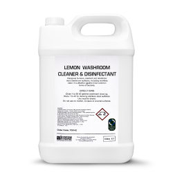 System Hygiene Lemon Washroom Cleaner and Disinfectant - 5ltr (Directions for Use) System Hygiene Lemon Washroom Cleaner and Disinfectant - 5ltr (Directions for Use)
