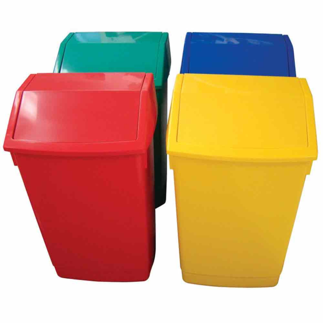 Addis Flip Top Bins (60ltr) - Each Addis Flip Top Bins (60ltr) - Each