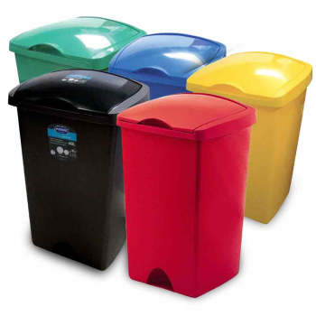 Addis Lift Top Lid Bins (50ltr) - Each Addis Lift Top Lid Bins (50ltr) - Each