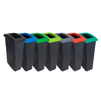 Wallhugger Open Top Recycling Bin (90ltr) - Each Wallhugger Open Top Recycling Bin (90ltr) - Each
