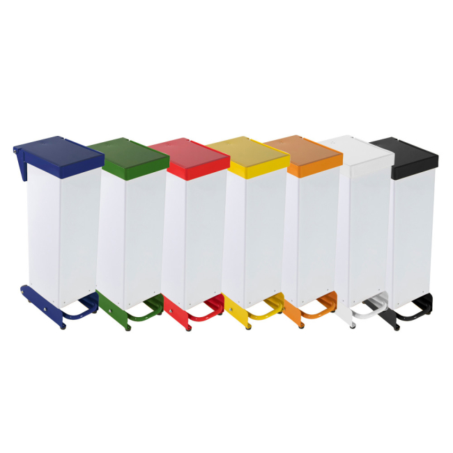 Enclosed Fire Retardant Pedal Bin (18ltr) - Each Enclosed Fire Retardant Pedal Bin (18ltr) - Each