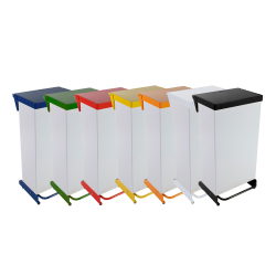 Enclosed Pedal Bin Soft Close Lid 65ltr
