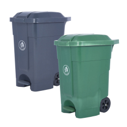 Pedal Operated Wheelie Bin 70ltr