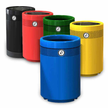 Calder Open Top Outdoor Litter Bins (85ltr) - Each Calder Open Top Outdoor Litter Bins (85ltr) - Each