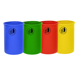Open Top Tidy Man Litter Bins 95ltr Each