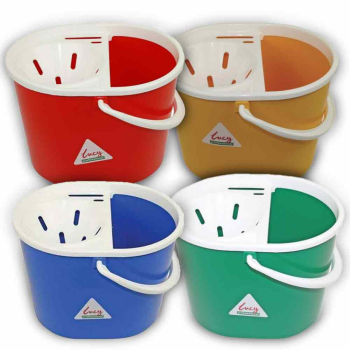 Plastic Mop Bucket & Wringer - 12ltr - Each Plastic Mop Bucket & Wringer - 12ltr - Each