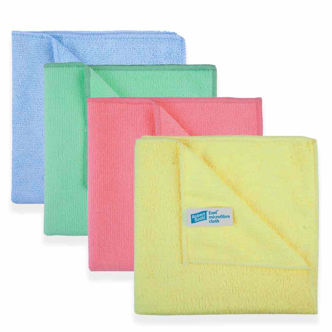 Exel (40x40) Microfibre Cleaning Cloth - Each Exel (40x40) Microfibre Cleaning Cloth - Each