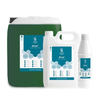 Evans Vanodine Q'Sol Superior Washing Up Liquid - 5ltr / 1ltr Evans Vanodine Q'Sol Superior Washing Up Liquid - 5ltr / 1ltr