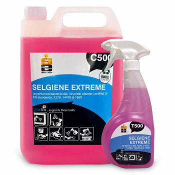 Selden Selgiene Extreme Bactericidal & Virucidal Cleaner - 750ml / 5ltr Selden Selgiene Extreme Bactericidal & Virucidal Cleaner - 750ml / 5ltr