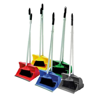 Long Handled Dustpan & Brush Set - Each Long Handled Dustpan & Brush Set - Each