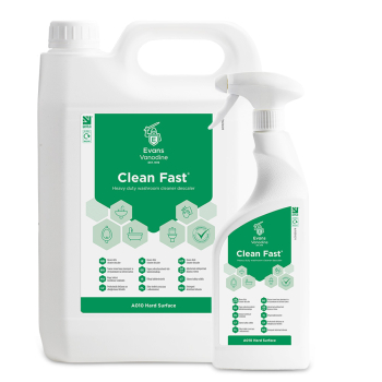 Evans Vanodine Clean Fast Heavy Duty Washroom Cleaner Evans Vanodine Clean Fast Heavy Duty Washroom Cleaner