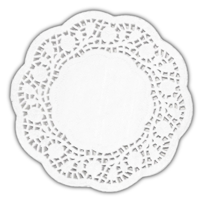 Round Lace Paper Doilies - Case of 2000 Round Lace Paper Doilies - Case of 2000