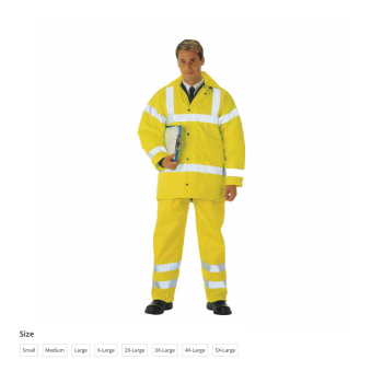 High Visibility Padded Freeway Jacket - Each High Visibility Padded Freeway Jacket - Each