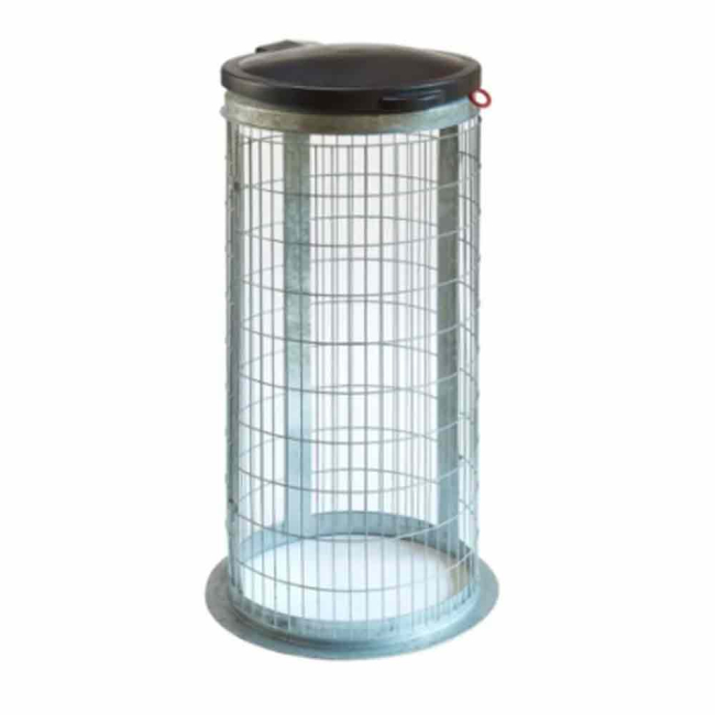 Free Standing Fully Guarded Metal Sack Holder - Each Free Standing Fully Guarded Metal Sack Holder - Each