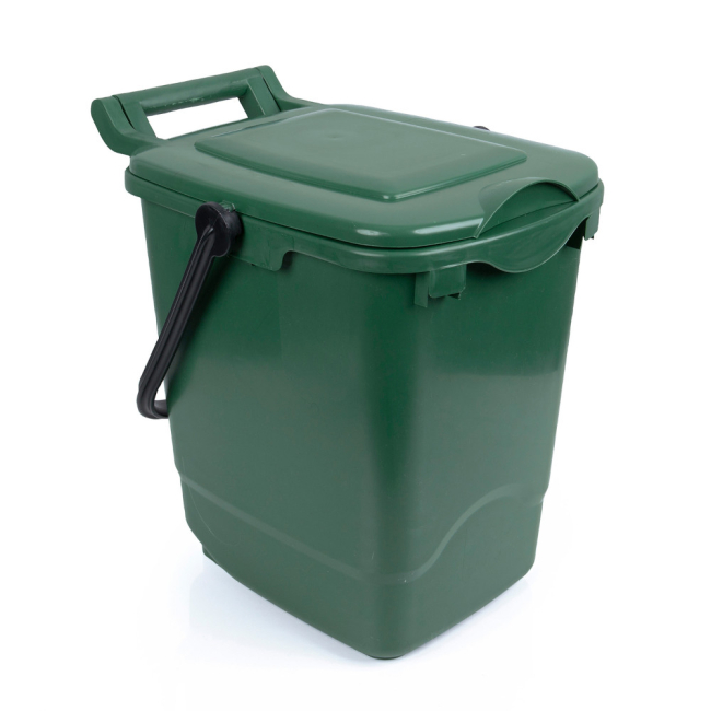 Green Portable Food Waste Caddy 23ltr - Each Green Portable Food Waste Caddy 23ltr - Each