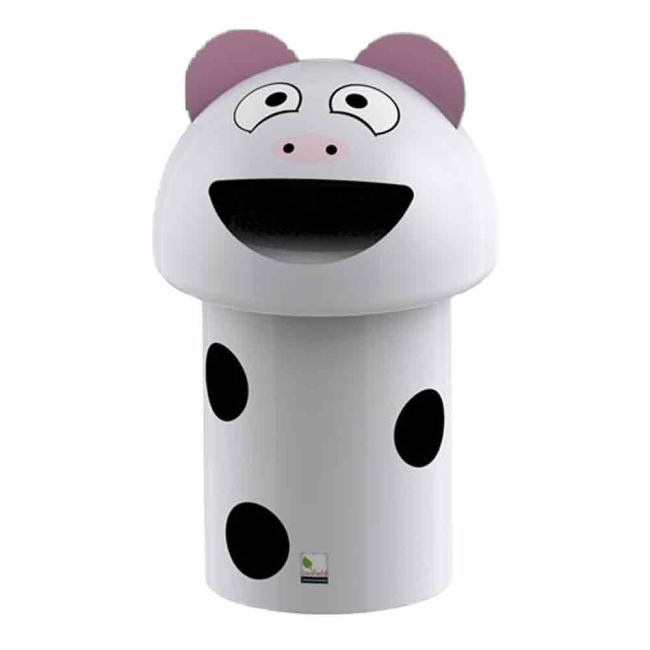 Novelty Calfy Interior or Exterior Litter Bin (60ltr) - Each Novelty Calfy Interior or Exterior Litter Bin (60ltr) - Each