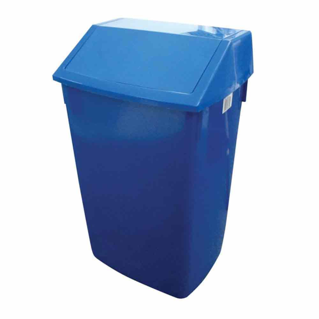 Blue Addis 60ltr Flip Top Bin - Each Blue Addis 60ltr Flip Top Bin - Each