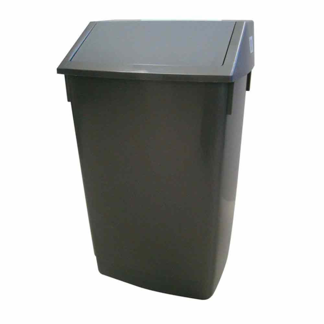 Grey Addis 60ltr Flip Top Bin - Each Grey Addis 60ltr Flip Top Bin - Each