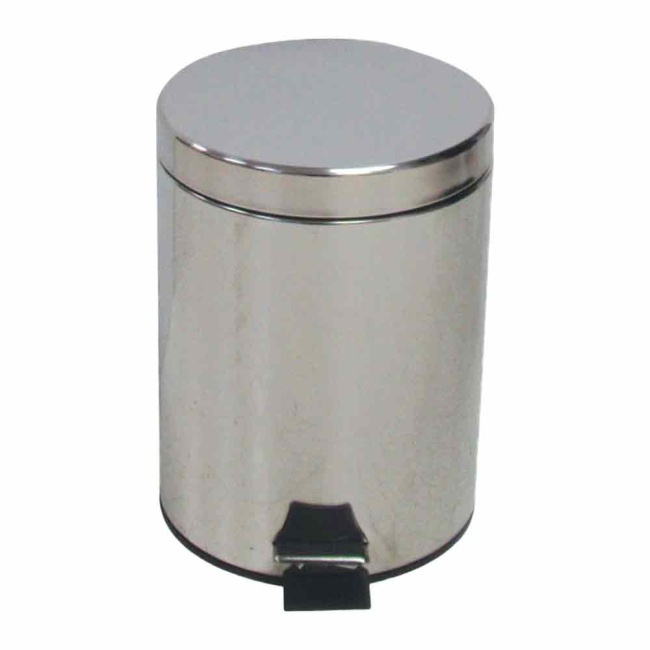 Stainless Steel Pedal Bin - 5ltr - Each Stainless Steel Pedal Bin - 5ltr - Each