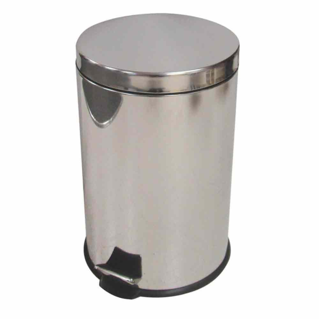 Stainless Steel Pedal Bin - 20ltr - Each Stainless Steel Pedal Bin - 20ltr - Each