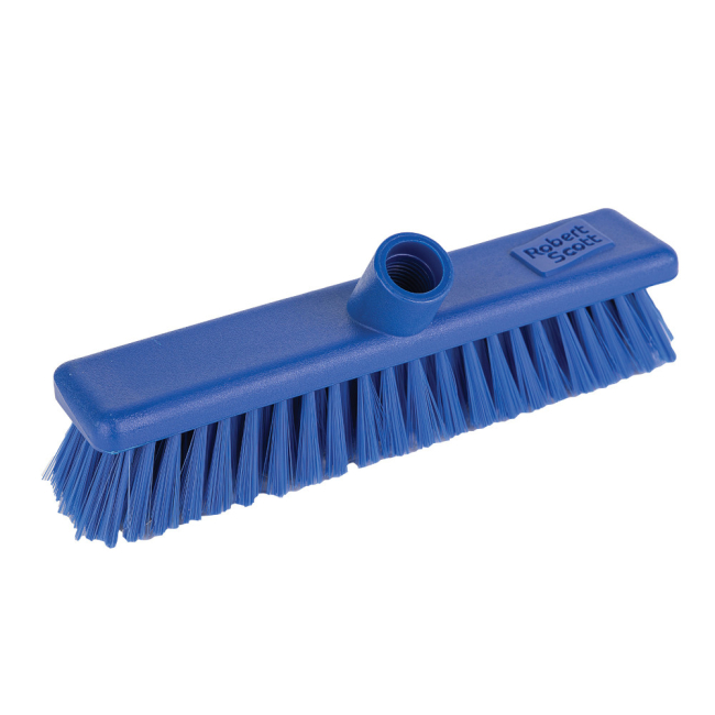Blue Soft Bristle Hygiene Brush Head (30cm / 12Inch) - Each Blue Soft Bristle Hygiene Brush Head (30cm / 12Inch) - Each