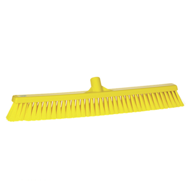 Yellow Soft Bristle Hygiene Brush Head (45cm / 18Inch) - Each Yellow Soft Bristle Hygiene Brush Head (45cm / 18Inch) - Each