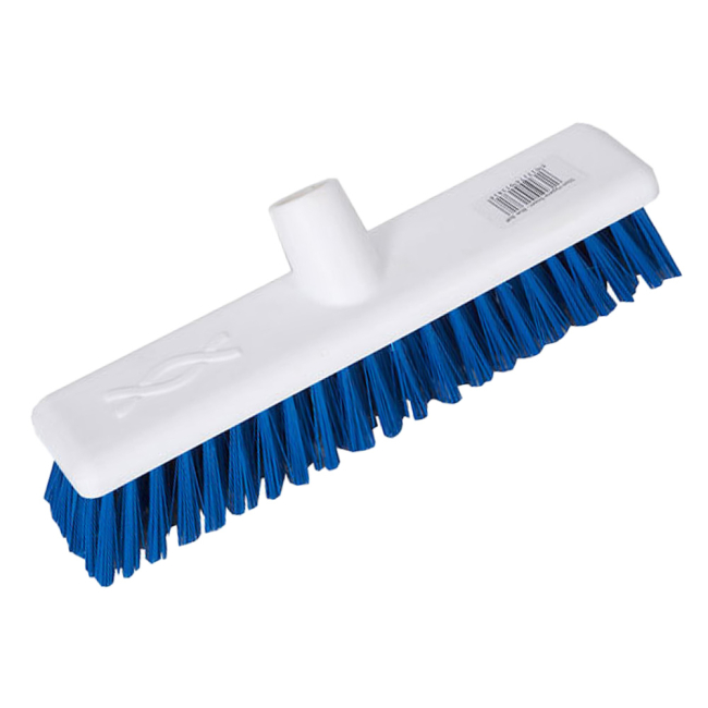 Blue Stiff Bristle Hygiene Brush Head (45cm / 18Inch) Blue Stiff Bristle Hygiene Brush Head (45cm / 18Inch)