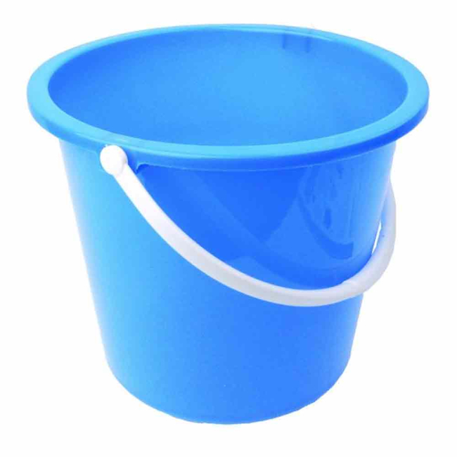 Wham! Blue Round Plastic Bucket - 10ltr - Each Wham! Blue Round Plastic Bucket - 10ltr - Each