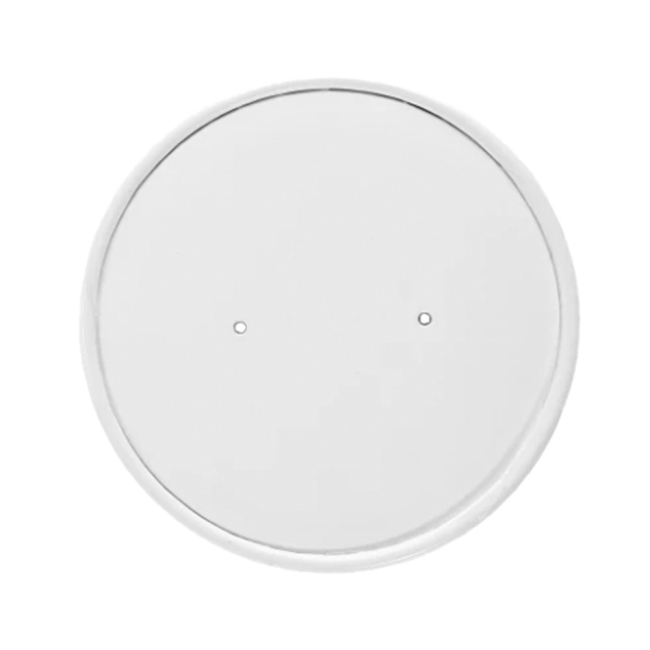8oz Heavy Duty White Soup Cup Lids - Case of 500 8oz Heavy Duty White Soup Cup Lids - Case of 500