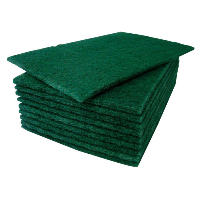 Green Scouring Hand Pads (9Inch x 6Inch) - Case of 50 Green Scouring Hand Pads (9Inch x 6Inch) - Case of 50