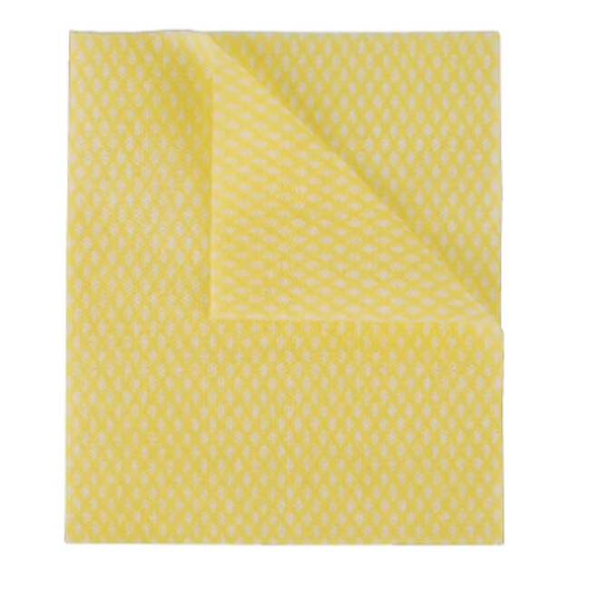 Yellow Lightweight Jay Cleaning Cloth - (2 x Case of 50) Yellow Lightweight Jay Cleaning Cloth - (2 x Case of 50)