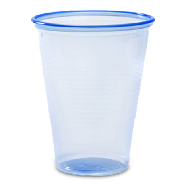 Blue Tint (7oz) Disposable Tall Water Cups - Case of 1000 Blue Tint (7oz) Disposable Tall Water Cups - Case of 1000