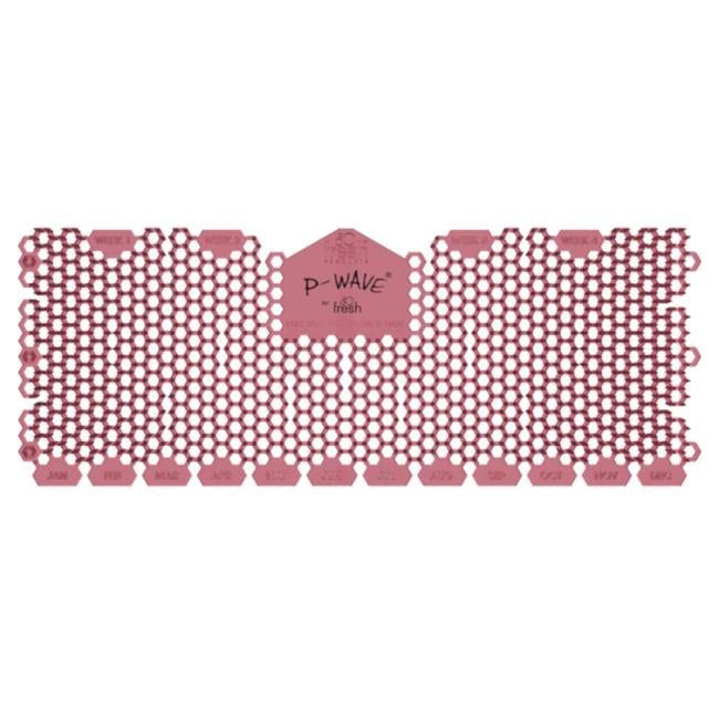 P-Wave Trough Urinal Screen Spiced Apple - Pack Of 6 P-Wave Trough Urinal Screen Spiced Apple - Pack Of 6
