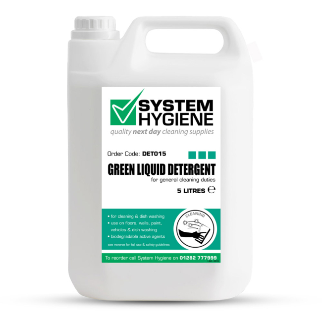 System Hygiene Green Liquid Detergent - 5ltr System Hygiene Green Liquid Detergent - 5ltr