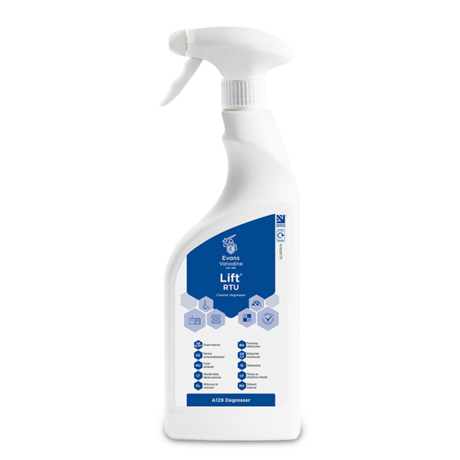 Evans Vanodine Lift Unperfumed Heavy Duty Cleaner & Degreaser - 750ml Evans Vanodine Lift Unperfumed Heavy Duty Cleaner & Degreaser - 750ml