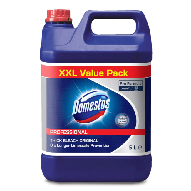 Domestos Professional Thick Bleach - 5ltr Domestos Professional Thick Bleach - 5ltr