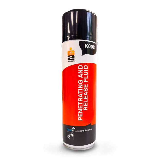 Selden K008 Penetrating and Release Aerosol Fluid - 480ml Selden K008 Penetrating and Release Aerosol Fluid - 480ml