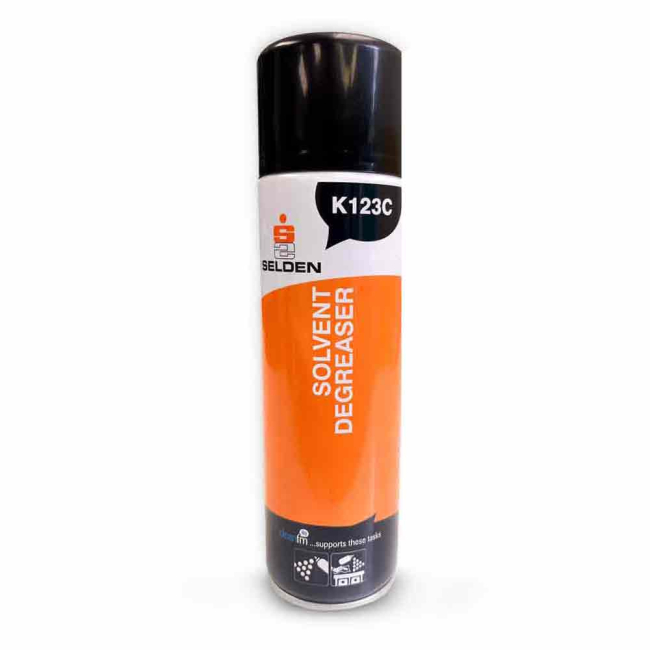 Selden K123 Aerosol Solvent Degreaser - 480ml Selden K123 Aerosol Solvent Degreaser - 480ml
