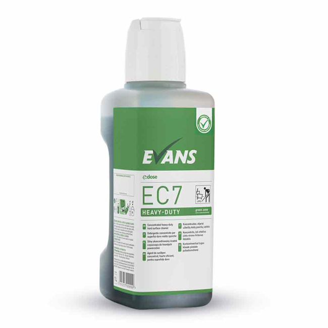 Evans Vanodine EC7 (Green Zone) Heavy Duty Concentrated Cleaner - 1ltr Evans Vanodine EC7 (Green Zone) Heavy Duty Concentrated Cleaner - 1ltr