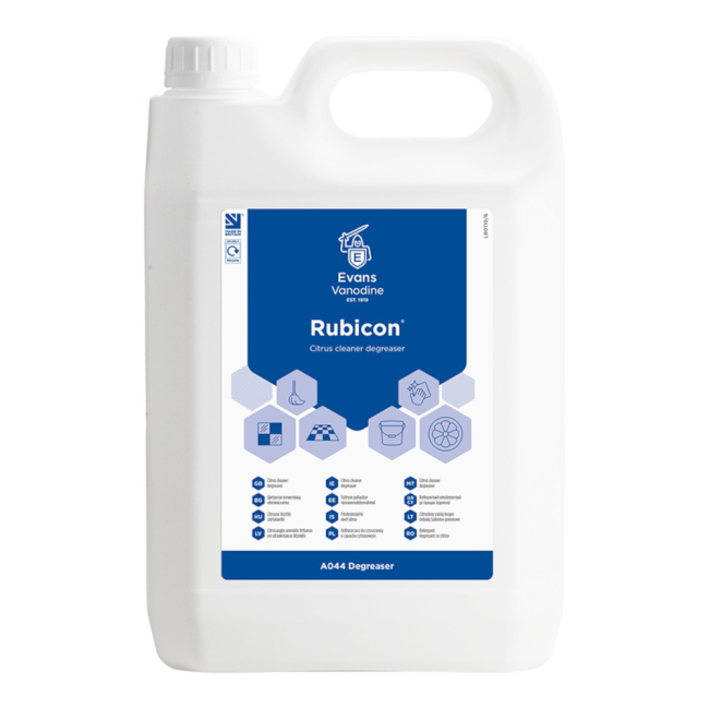 Evans Vanodine Rubicon Oil & Grease Remover - 5ltr Evans Vanodine Rubicon Oil & Grease Remover - 5ltr