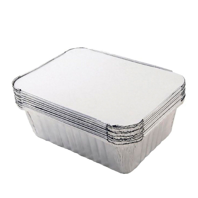 Foil Container with Lids - Case of 100 Foil Container with Lids - Case of 100