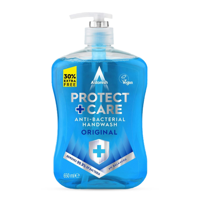 Clean & Protect Astonish Antibacterial Handwash - 650ml Clean & Protect Astonish Antibacterial Handwash - 650ml