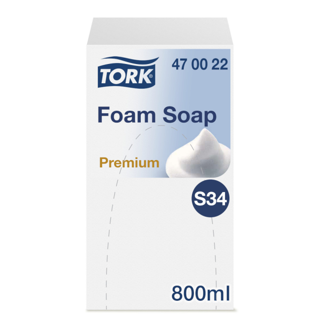 Tork Premium Foam Soap (470022) - Case of 6 x 800ml Tork Premium Foam Soap (470022) - Case of 6 x 800ml