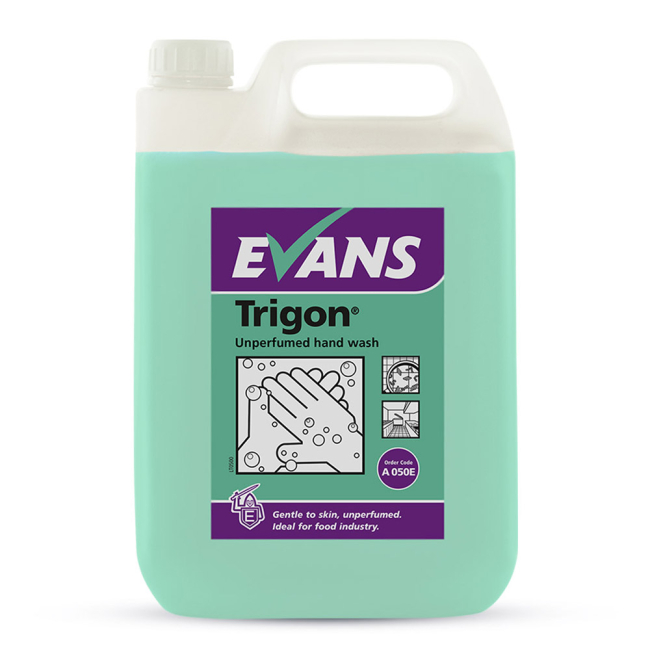 Evans Vanodine Trigon Unperfumed Hand Soap - 5ltr Evans Vanodine Trigon Unperfumed Hand Soap - 5ltr