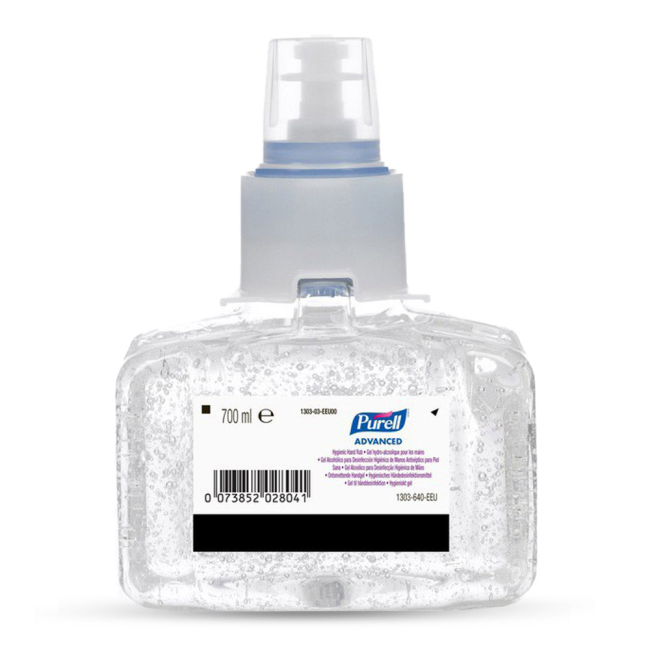Gojo LTX-7 Purell (1303-03) Advanced Hygienic Hand Rub - Case of 3 x 700ml Gojo LTX-7 Purell (1303-03) Advanced Hygienic Hand Rub - Case of 3 x 700ml
