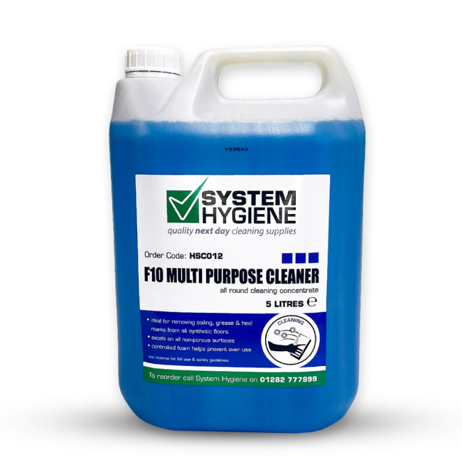 System Hygiene SHF10 Multi Purpose Cleaner - 5ltr System Hygiene SHF10 Multi Purpose Cleaner - 5ltr
