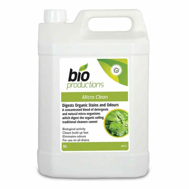 Bio Productions Micro Clean Stain and Odour Digester - 5ltr Bio Productions Micro Clean Stain and Odour Digester - 5ltr