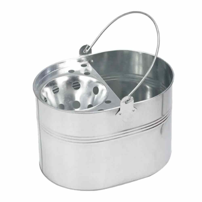 Galvanised Steel Mop Bucket (10ltr) - Each Galvanised Steel Mop Bucket (10ltr) - Each